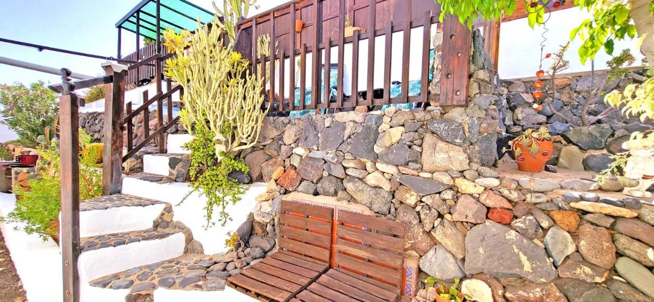 Casa La Isla - Tarajalejo - Glasfaserinternet - Garten Ngoại thất bức ảnh